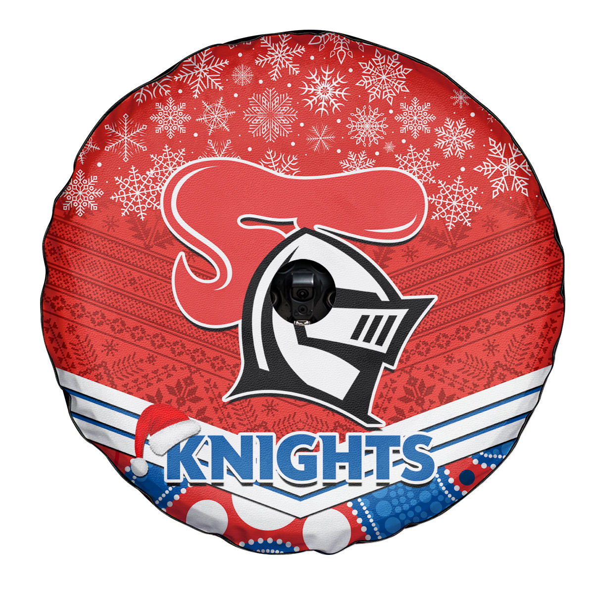 custom-knights-rugby-christmas-spare-tire-cover-merry-xmas-2023-mix-aboriginal-art