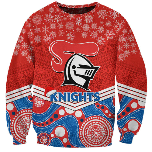 custom-knights-rugby-christmas-sweatshirt-merry-xmas-2023-mix-aboriginal-art