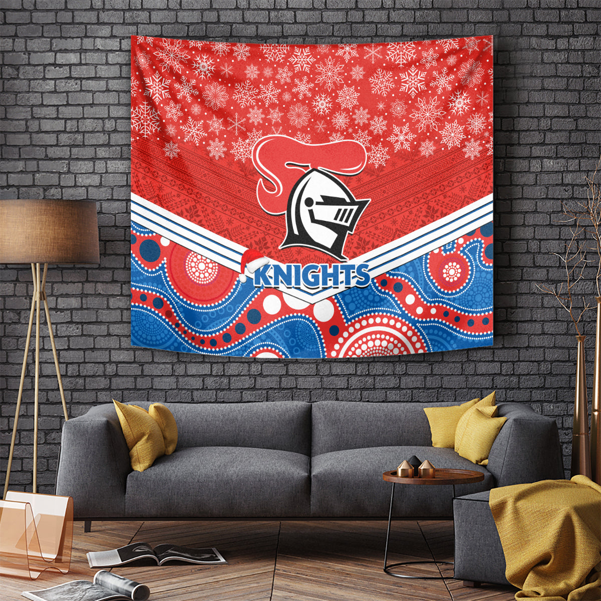 custom-knights-rugby-christmas-tapestry-merry-xmas-2023-mix-aboriginal-art
