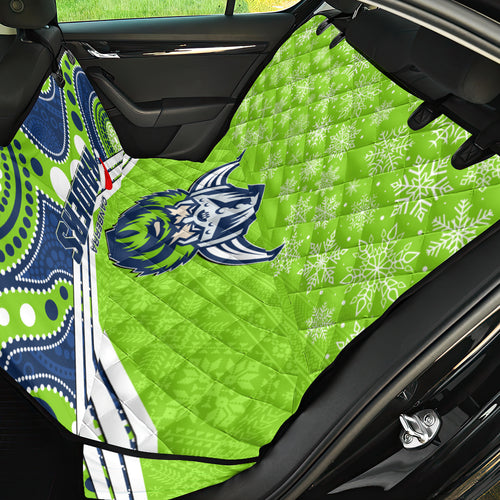 custom-raiders-rugby-christmas-back-car-seat-cover-merry-xmas-2023-mix-aboriginal-art