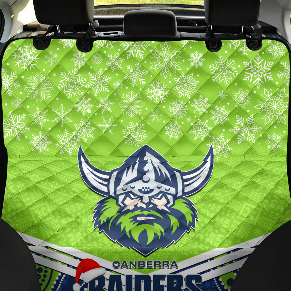 custom-raiders-rugby-christmas-back-car-seat-cover-merry-xmas-2023-mix-aboriginal-art