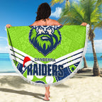 custom-raiders-rugby-christmas-beach-blanket-merry-xmas-2023-mix-aboriginal-art