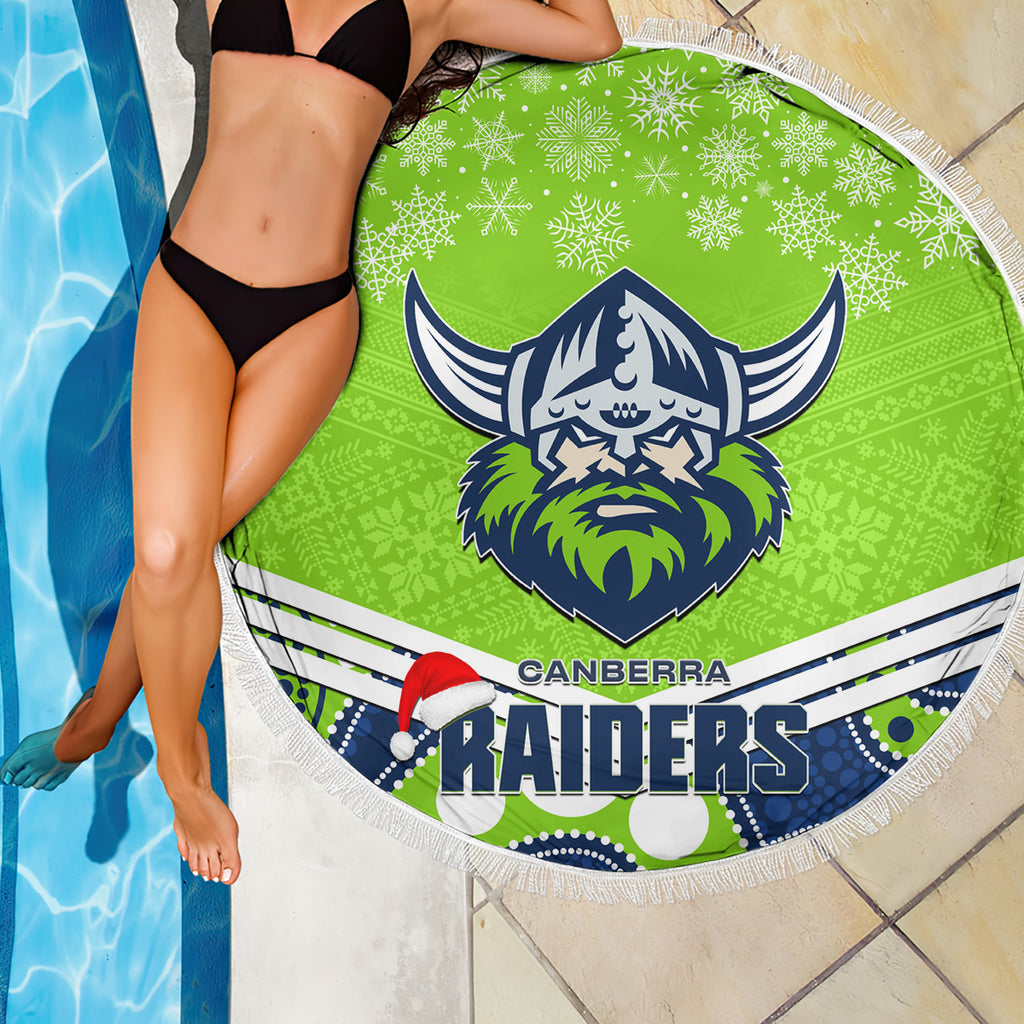 custom-raiders-rugby-christmas-beach-blanket-merry-xmas-2023-mix-aboriginal-art