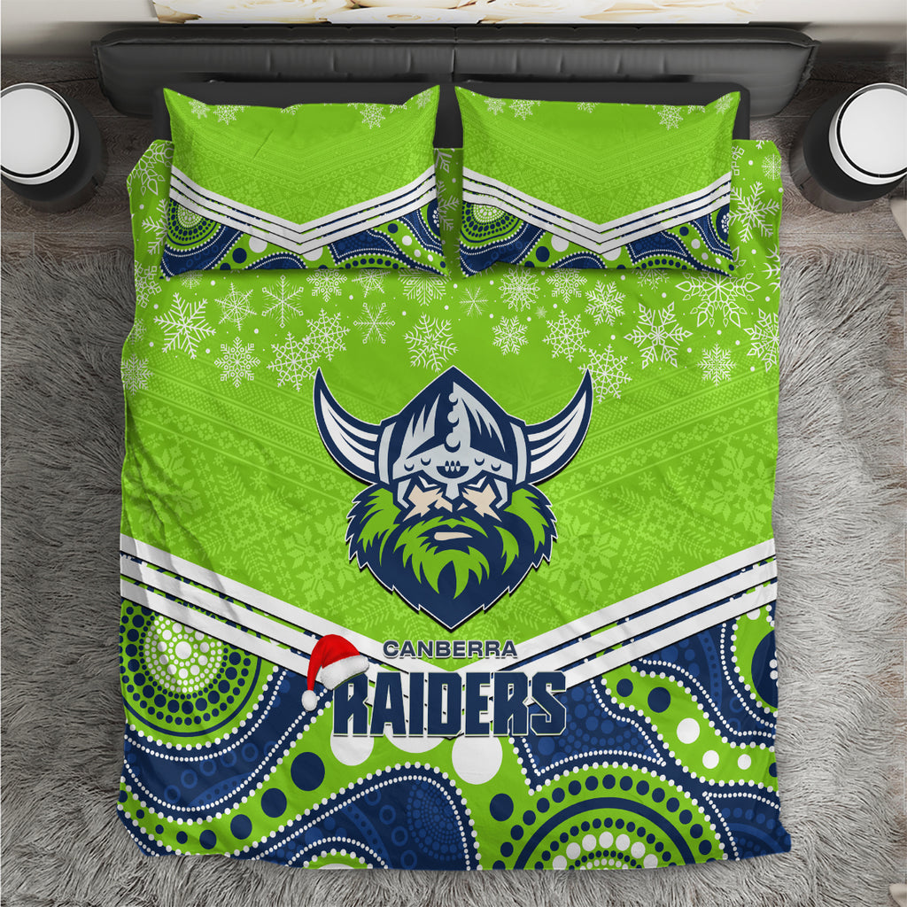 custom-raiders-rugby-christmas-bedding-set-merry-xmas-2023-mix-aboriginal-art