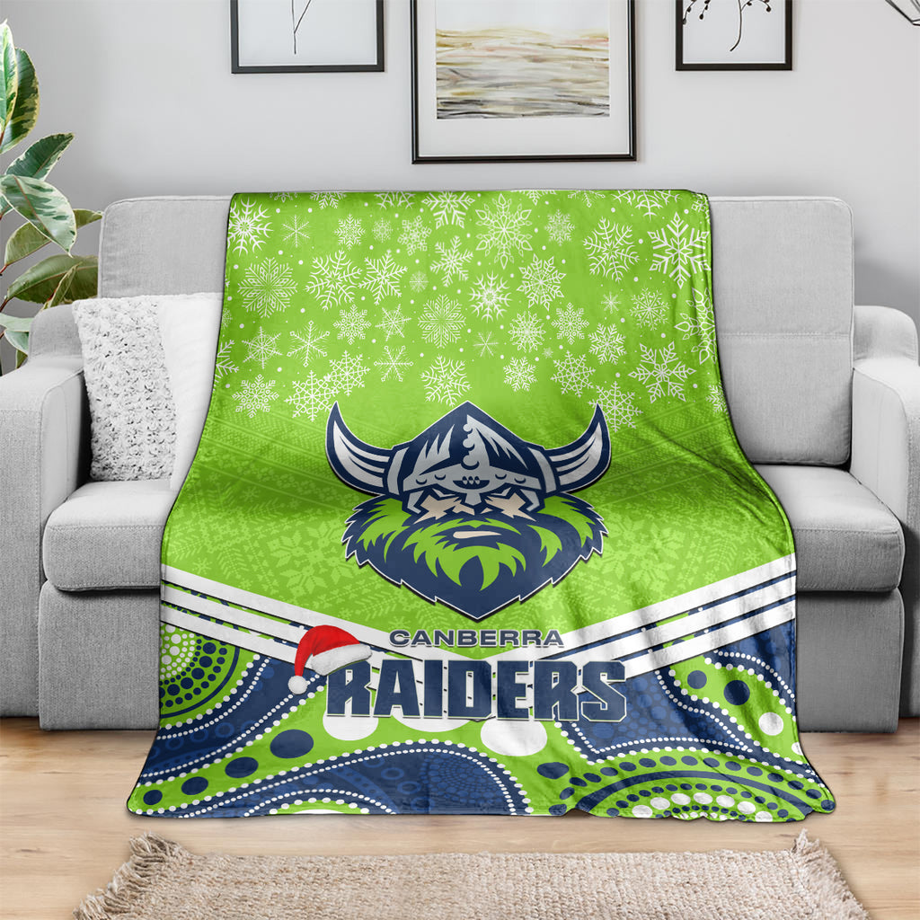 custom-raiders-rugby-christmas-blanket-merry-xmas-2023-mix-aboriginal-art