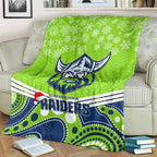 custom-raiders-rugby-christmas-blanket-merry-xmas-2023-mix-aboriginal-art