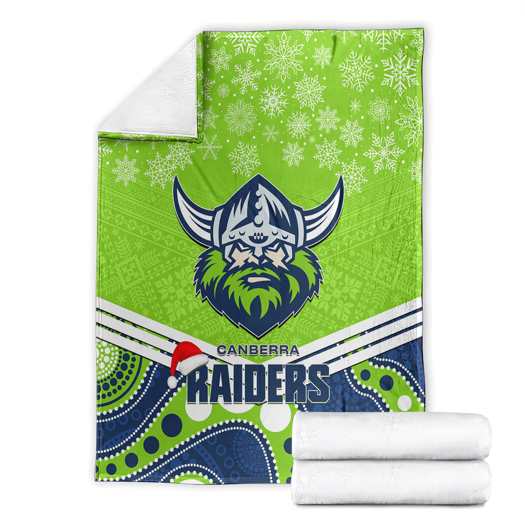 custom-raiders-rugby-christmas-blanket-merry-xmas-2023-mix-aboriginal-art