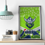custom-raiders-rugby-christmas-canvas-wall-art-merry-xmas-2023-mix-aboriginal-art
