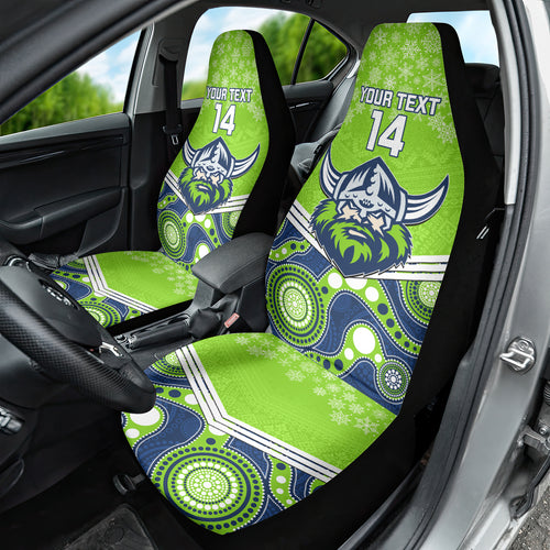 custom-raiders-rugby-christmas-car-seat-cover-merry-xmas-2023-mix-aboriginal-art