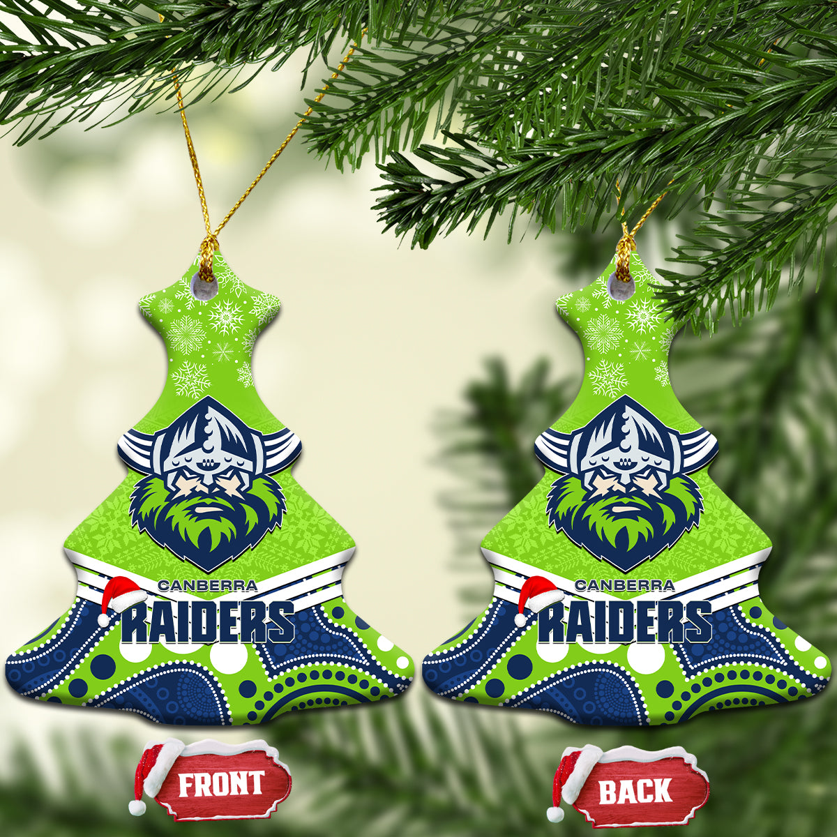 raiders-rugby-christmas-ceramic-ornament-merry-xmas-2023-mix-aboriginal-art