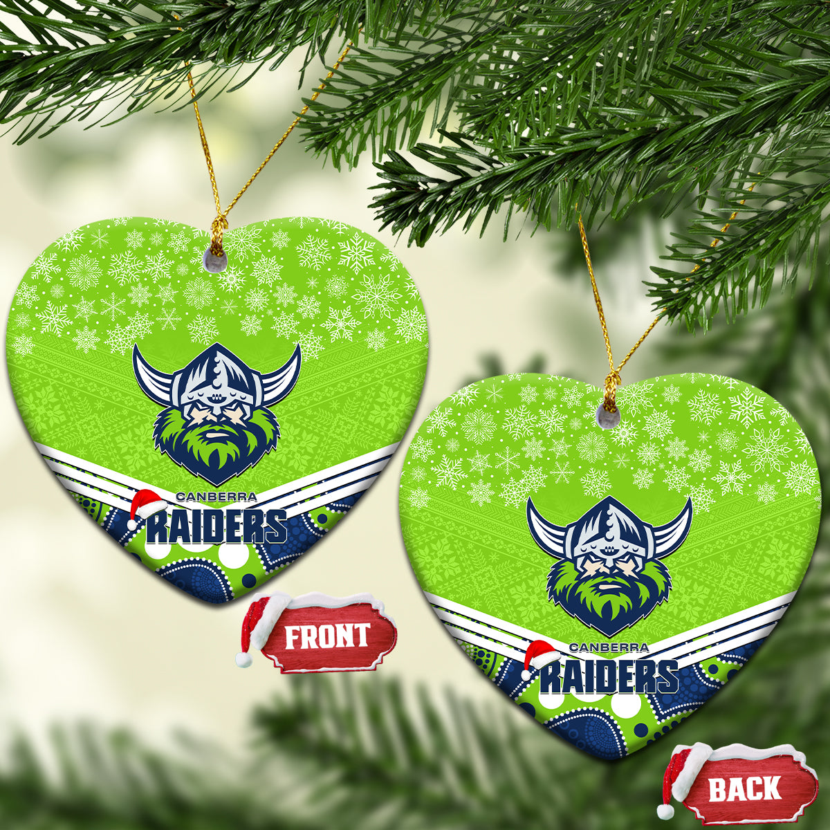 raiders-rugby-christmas-ceramic-ornament-merry-xmas-2023-mix-aboriginal-art