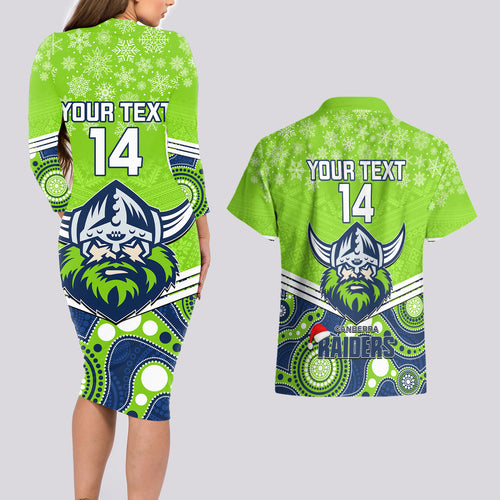 custom-raiders-rugby-christmas-couples-matching-long-sleeve-bodycon-dress-and-hawaiian-shirt-merry-xmas-2023-mix-aboriginal-art