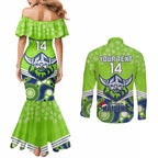 custom-raiders-rugby-christmas-couples-matching-mermaid-dress-and-long-sleeve-button-shirt-merry-xmas-2023-mix-aboriginal-art