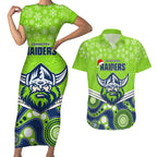 custom-raiders-rugby-christmas-couples-matching-short-sleeve-bodycon-dress-and-hawaiian-shirt-merry-xmas-2023-mix-aboriginal-art