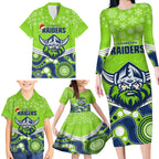 custom-raiders-rugby-christmas-family-matching-long-sleeve-bodycon-dress-and-hawaiian-shirt-merry-xmas-2023-mix-aboriginal-art