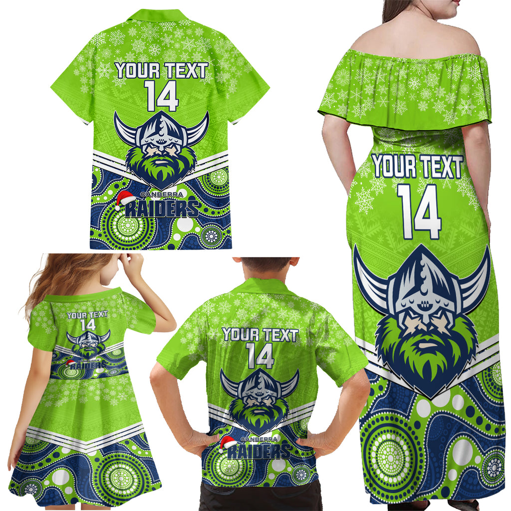 custom-raiders-rugby-christmas-family-matching-off-shoulder-maxi-dress-and-hawaiian-shirt-merry-xmas-2023-mix-aboriginal-art