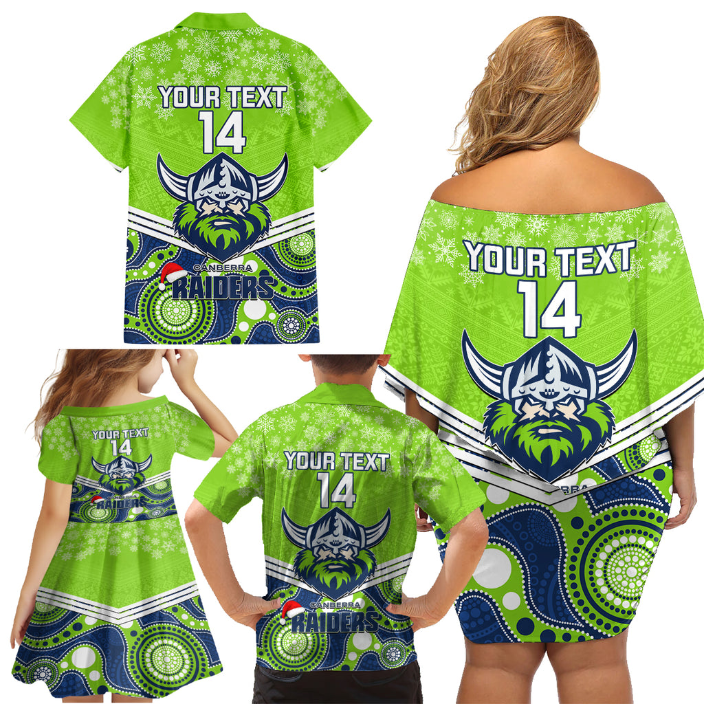custom-raiders-rugby-christmas-family-matching-off-shoulder-short-dress-and-hawaiian-shirt-merry-xmas-2023-mix-aboriginal-art