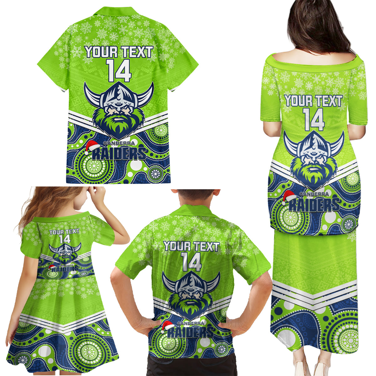 custom-raiders-rugby-christmas-family-matching-puletasi-dress-and-hawaiian-shirt-merry-xmas-2023-mix-aboriginal-art