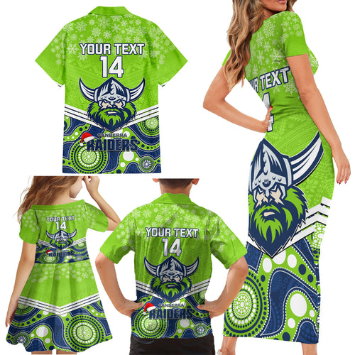 custom-raiders-rugby-christmas-family-matching-short-sleeve-bodycon-dress-and-hawaiian-shirt-merry-xmas-2023-mix-aboriginal-art