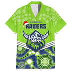 custom-raiders-rugby-christmas-family-matching-short-sleeve-bodycon-dress-and-hawaiian-shirt-merry-xmas-2023-mix-aboriginal-art
