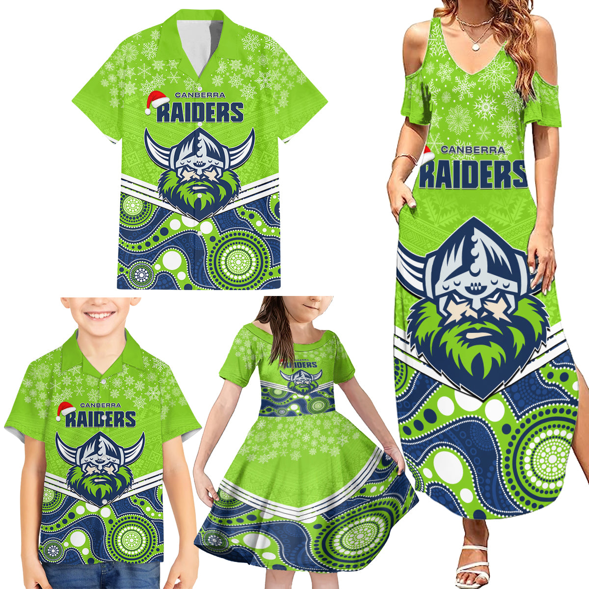 custom-raiders-rugby-christmas-family-matching-summer-maxi-dress-and-hawaiian-shirt-merry-xmas-2023-mix-aboriginal-art