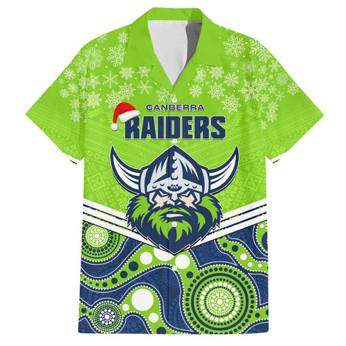 custom-raiders-rugby-christmas-hawaiian-shirt-merry-xmas-2023-mix-aboriginal-art