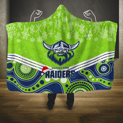 custom-raiders-rugby-christmas-hooded-blanket-merry-xmas-2023-mix-aboriginal-art