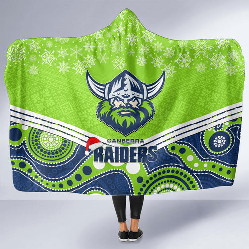 custom-raiders-rugby-christmas-hooded-blanket-merry-xmas-2023-mix-aboriginal-art