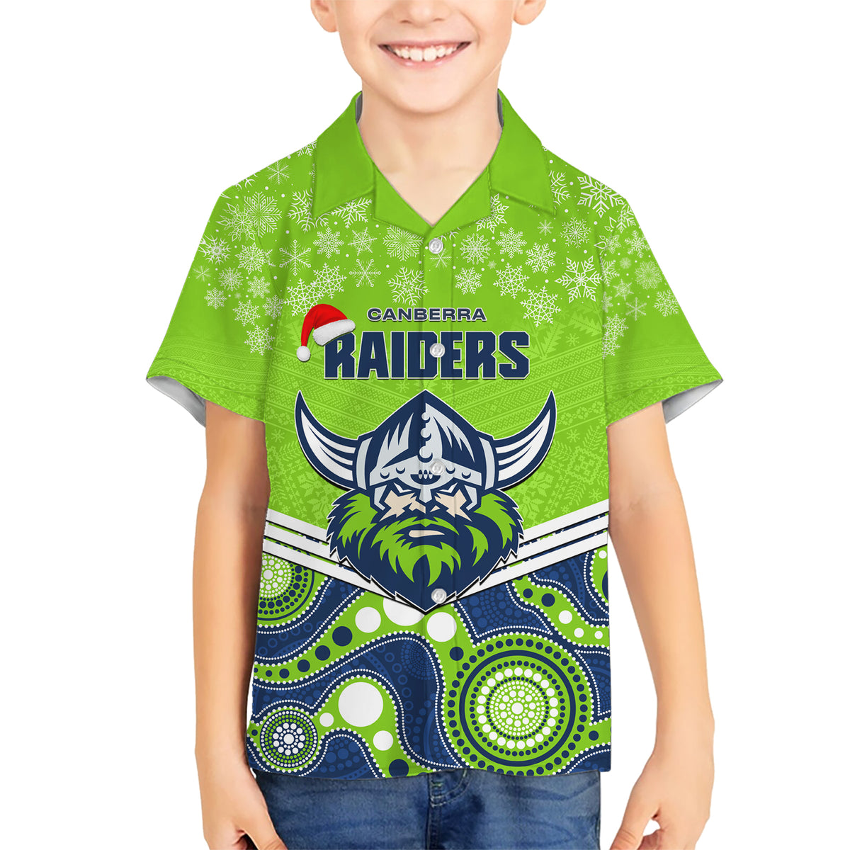 custom-raiders-rugby-christmas-kid-hawaiian-shirt-merry-xmas-2023-mix-aboriginal-art