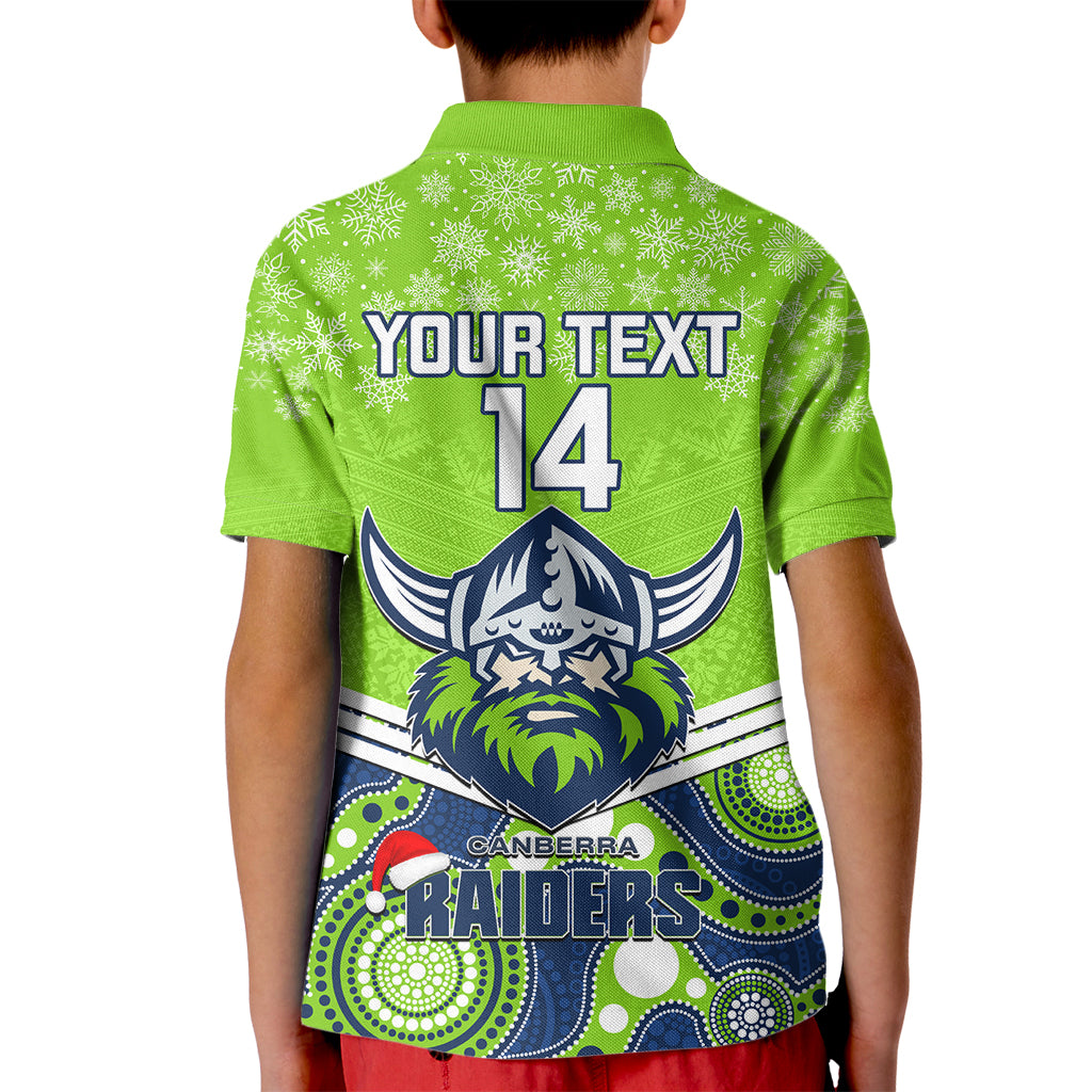 custom-raiders-rugby-christmas-kid-polo-shirt-merry-xmas-2023-mix-aboriginal-art