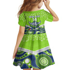 custom-raiders-rugby-christmas-kid-short-sleeve-dress-merry-xmas-2023-mix-aboriginal-art