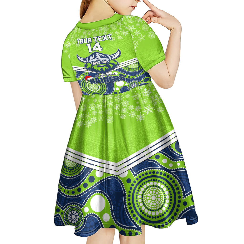 custom-raiders-rugby-christmas-kid-short-sleeve-dress-merry-xmas-2023-mix-aboriginal-art