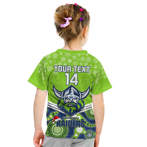 custom-raiders-rugby-christmas-kid-t-shirt-merry-xmas-2023-mix-aboriginal-art