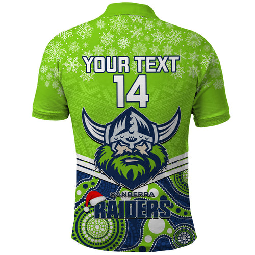 custom-raiders-rugby-christmas-polo-shirt-merry-xmas-2023-mix-aboriginal-art