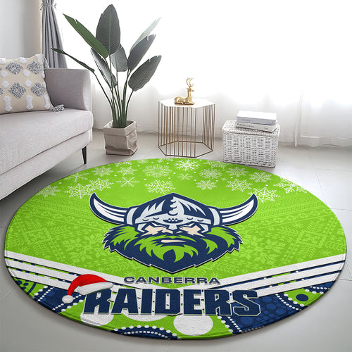 custom-raiders-rugby-christmas-round-carpet-merry-xmas-2023-mix-aboriginal-art