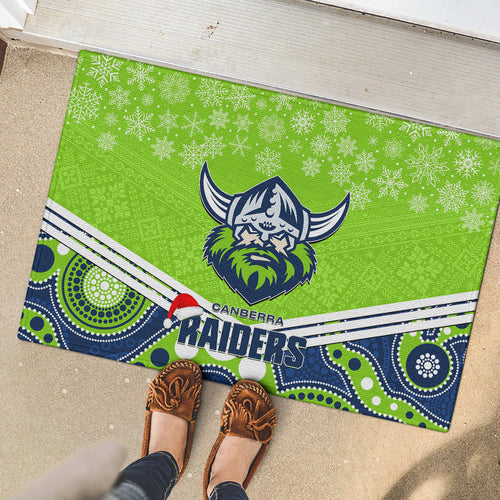 custom-raiders-rugby-christmas-rubber-doormat-merry-xmas-2023-mix-aboriginal-art