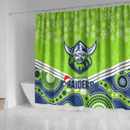 custom-raiders-rugby-christmas-shower-curtain-merry-xmas-2023-mix-aboriginal-art