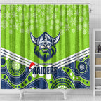 custom-raiders-rugby-christmas-shower-curtain-merry-xmas-2023-mix-aboriginal-art