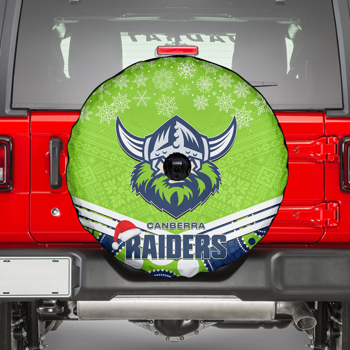 custom-raiders-rugby-christmas-spare-tire-cover-merry-xmas-2023-mix-aboriginal-art