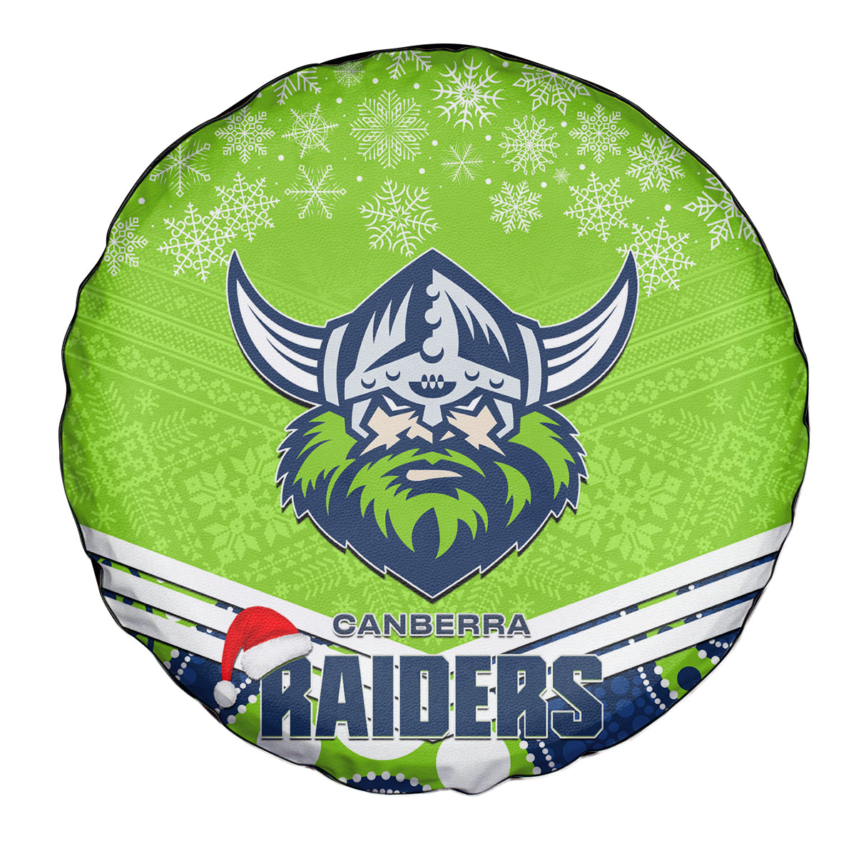 custom-raiders-rugby-christmas-spare-tire-cover-merry-xmas-2023-mix-aboriginal-art