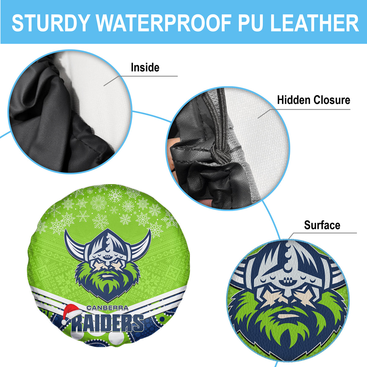 custom-raiders-rugby-christmas-spare-tire-cover-merry-xmas-2023-mix-aboriginal-art