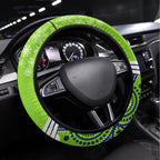 Raiders Rugby Christmas Steering Wheel Cover Merry Xmas 2023 Mix Aboriginal Art