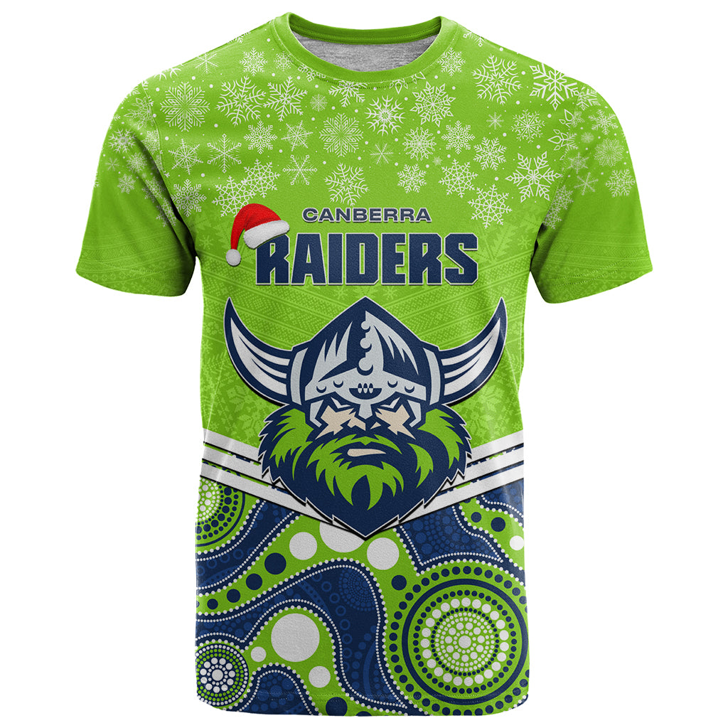 custom-raiders-rugby-christmas-t-shirt-merry-xmas-2023-mix-aboriginal-art