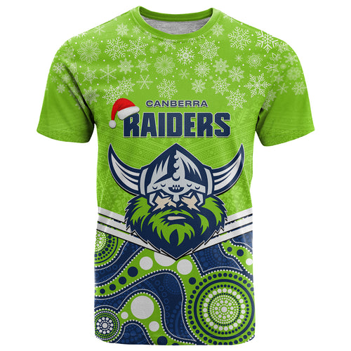custom-raiders-rugby-christmas-t-shirt-merry-xmas-2023-mix-aboriginal-art