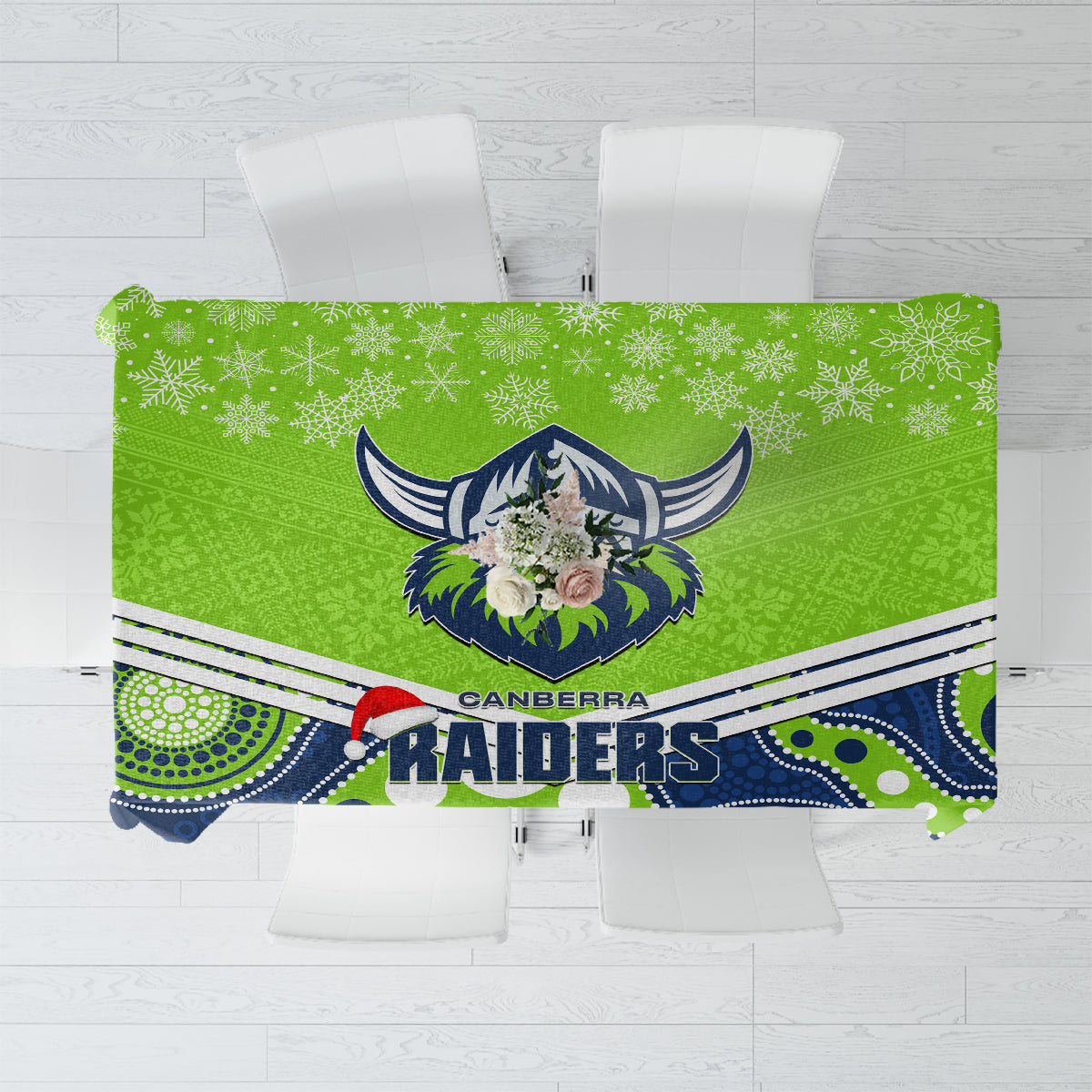 custom-raiders-rugby-christmas-tablecloth-merry-xmas-2023-mix-aboriginal-art