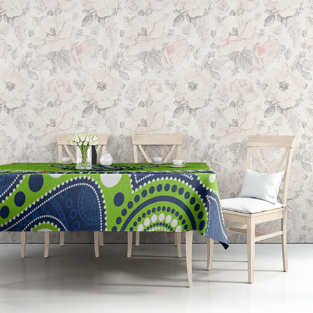 custom-raiders-rugby-christmas-tablecloth-merry-xmas-2023-mix-aboriginal-art