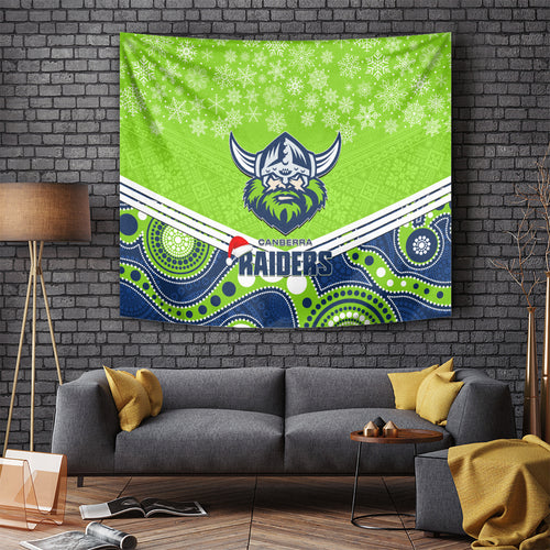 custom-raiders-rugby-christmas-tapestry-merry-xmas-2023-mix-aboriginal-art