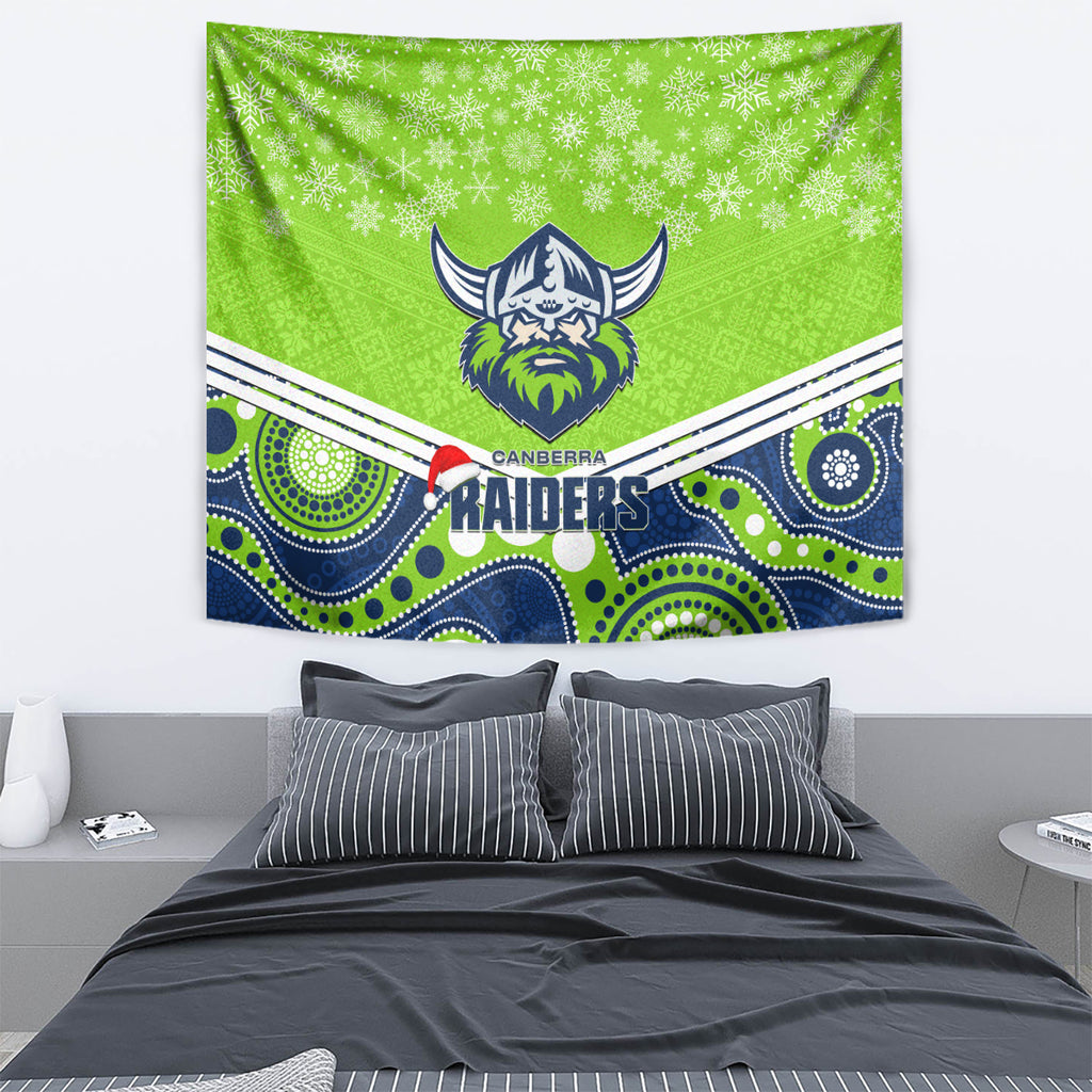 custom-raiders-rugby-christmas-tapestry-merry-xmas-2023-mix-aboriginal-art