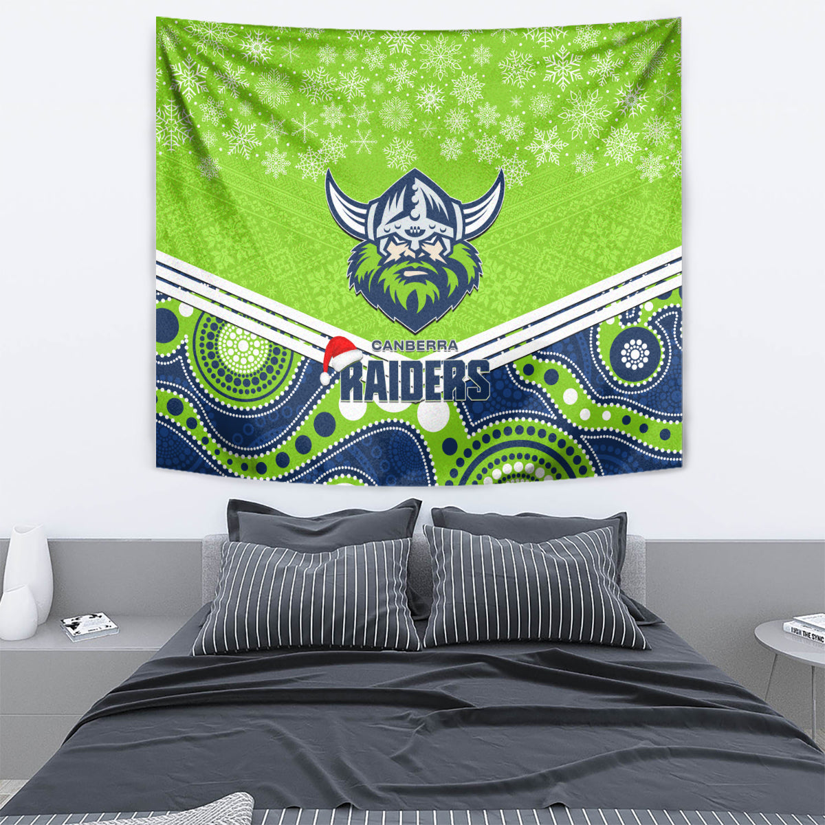 custom-raiders-rugby-christmas-tapestry-merry-xmas-2023-mix-aboriginal-art