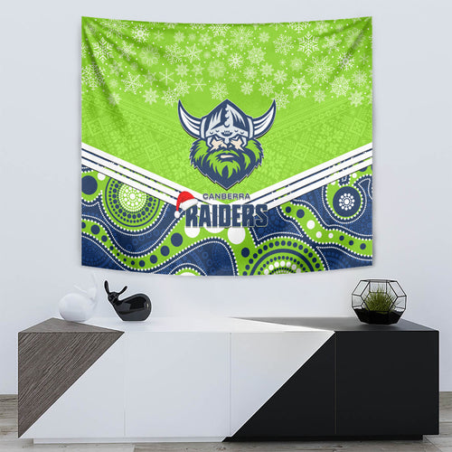 custom-raiders-rugby-christmas-tapestry-merry-xmas-2023-mix-aboriginal-art
